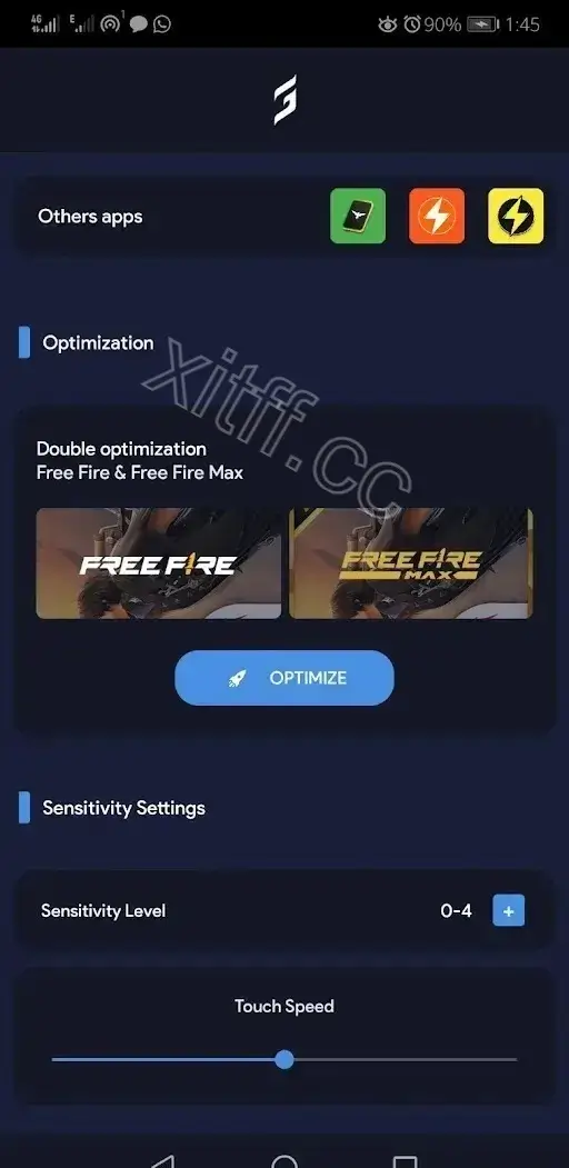 Screenshot of Xit FF APK Download